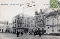 postkaart van Sint-Niklaas Place de la Station