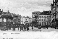 postkaart van Gent Marché aux grains