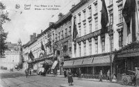 carte postale ancienne de Gand Place Wilson et de France