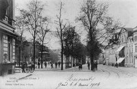 carte postale ancienne de Gand La Place d'Armes