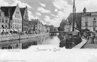 postkaart van Gent Quai aux Herbes
