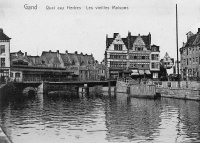 postkaart van Gent Quai aux Herbes. Les Vieilles Maisons