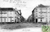 postkaart van Ronse Rue de la Station