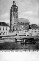 postkaart van Oudenaarde Porte des Prairies et l'Eglise Sainte-Walburge