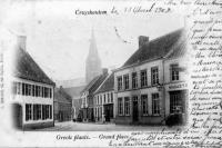 postkaart van Kruishoutem Grand place