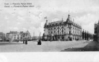 carte postale ancienne de Gand Flandria Palace Hôtel
