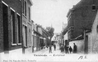 carte postale ancienne de Tielrode Rue de l'église
