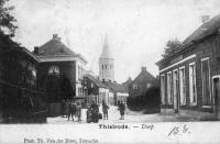 carte postale ancienne de Tielrode Le village