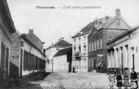 carte postale ancienne de Tielrode Vue sur la maison communale