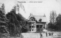 carte postale ancienne de Tielrode Vue sur le château