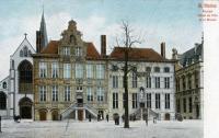 postkaart van Sint-Niklaas Ancien hôtel de ville et le musée