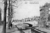 carte postale ancienne de Gand Pont du pain perdu