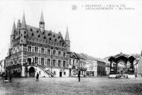 carte postale ancienne de Grammont L'Hôtel de ville