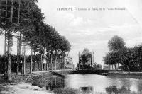 carte postale ancienne de Grammont Château et étang de la vieille montagne