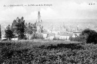 carte postale ancienne de Grammont La ville vue de la Montagne