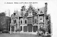 postkaart van Oudenaarde Château de Mr le Baron Liedts-Eyndries