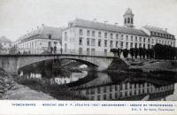 carte postale ancienne de Tronchiennes Noviciat des P. P. Jésuites anciennement Abbaye de Tronchiennes