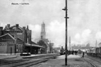 postkaart van Ninove La Gare