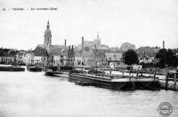 carte postale ancienne de Tamise&nbsp;Le nouveau quai