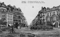 postkaart van Leuven Le square et l'av des Alliés