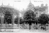 carte postale ancienne de Vilvorde Hôtel de ville