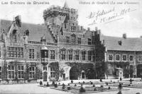 postkaart van Gaasbeek Château de Gaesbeek (La cour d'honneur)