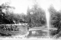 carte postale ancienne de Louvain Le Parc  - Les Etangs.