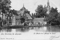 carte postale ancienne de Louvain Le Moulin de l'Abbaye de Parck