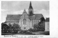 carte postale ancienne de Vilvorde Façade latérale de l'église