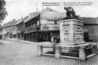 postkaart van Sint-Pieters-Leeuw Monument aux combattants