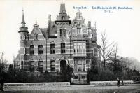 carte postale ancienne de Aerschot La Maison de M. Fontaine