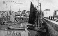 postkaart van Blankenberge Le port des pêcheurs - De visschershaven