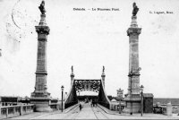 postkaart van Oostende Le nouveau pont
