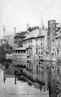 postkaart van Brugge Vieilles maisons du quai du Rosaire