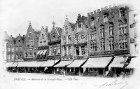 postkaart van Brugge Maisons de la Grand'Place