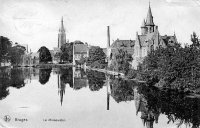 postkaart van Brugge Le Minnewater