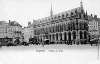 postkaart van Kortrijk L'Hôtel de Ville