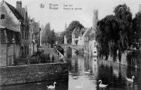 postkaart van Brugge Quai Vert