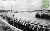 postkaart van Oostende Entrée du Nouveau Port