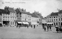 postkaart van Roeselare Côté nord de la Grand'Place