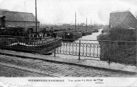 postkaart van Poperinge Rousbrugge-Haringe Vue prise du Pont de l'Yser