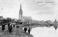 postkaart van Wervik Vue sur la Lys