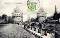 postkaart van Kortrijk Le Pont de Broel