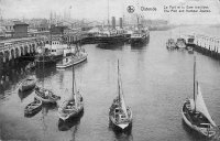 postkaart van Oostende Le Port et la Gare maritime