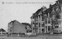 postkaart van Koksijde La Digue et les villas Lilys, l'Escale, la Pitchounette et les Courlis