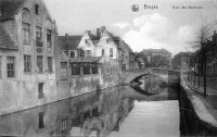 carte postale ancienne de Bruges Quai des Marbriers