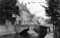 carte postale ancienne de Bruges Pont du Cheval