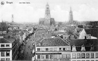 carte postale ancienne de Bruges Les trois Tours