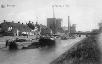 postkaart van Diksmuide Le Haut Pont et l'Yser