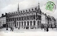 postkaart van Kortrijk Le Palais de Justice